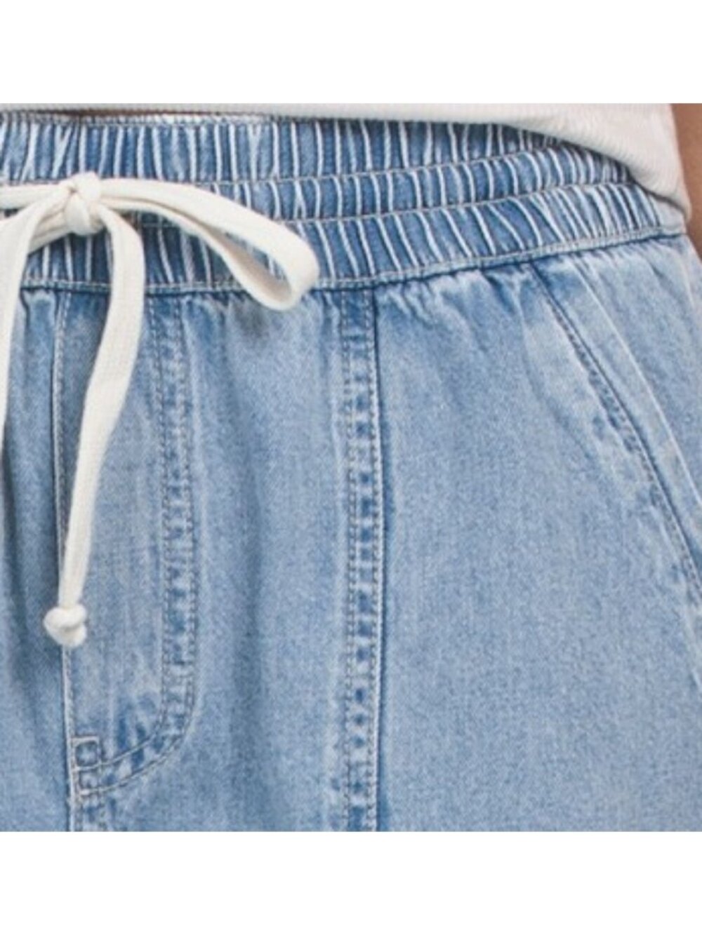 DEMOCRACY High Rise Toggle Cuffed Cropped Pants - Picture 3 of 3